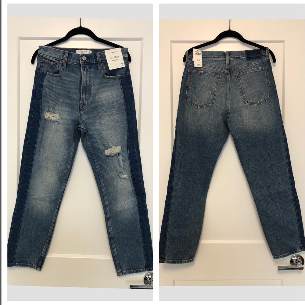 Abercrombie The Mom High Rise Pants